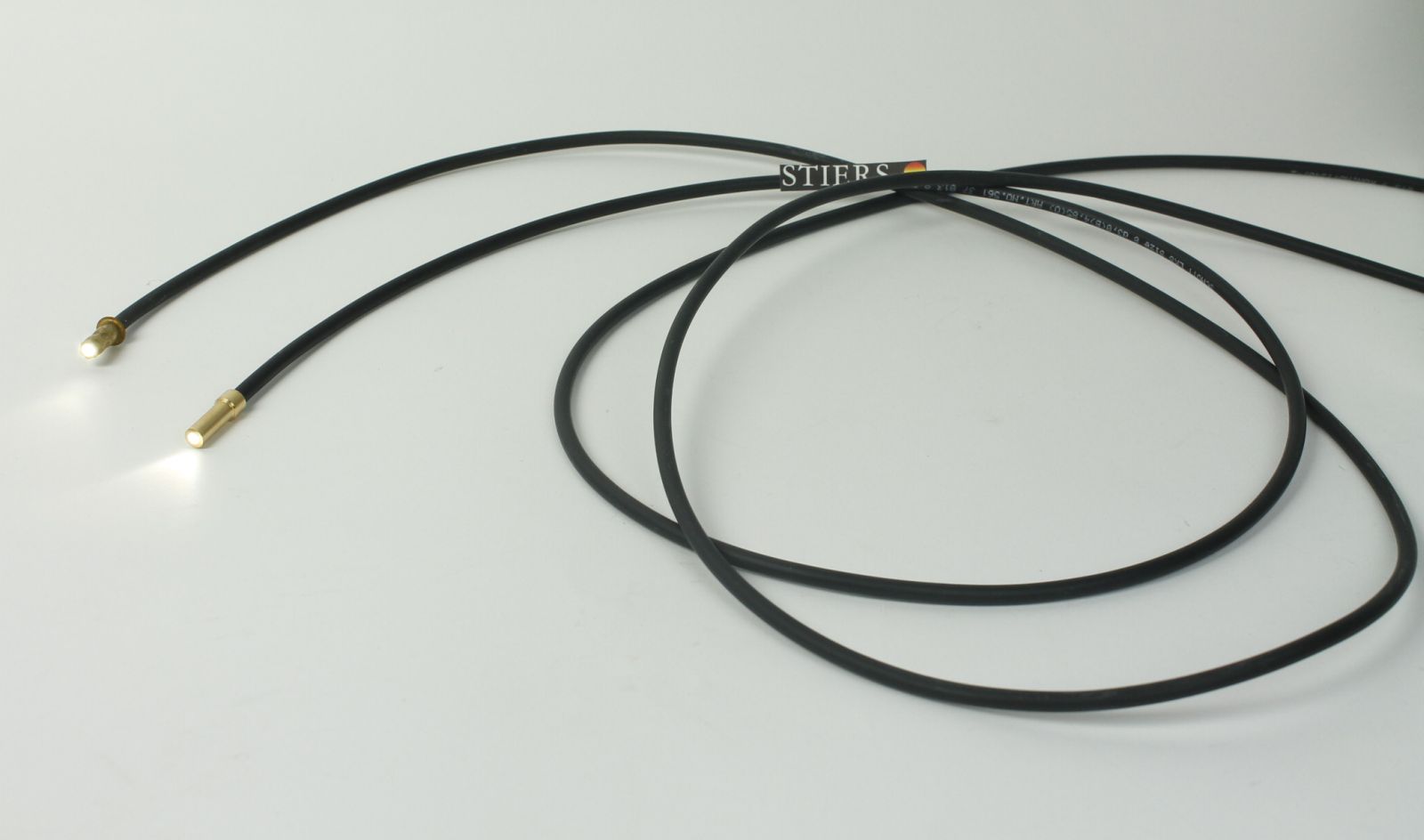 Hohe Temperatur 2.5mm Glasfaser Draht 10m Rolle Equipment Hitzebeständig Kabel 